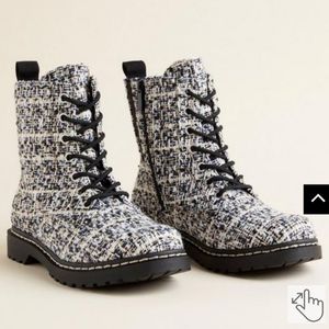 NWT Torrid Boucle Combat Boots